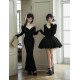 With Puji Crush Top Short and Long Low V Neck One Piece and Set(Pre-Order/Full Payment Without Shipping)